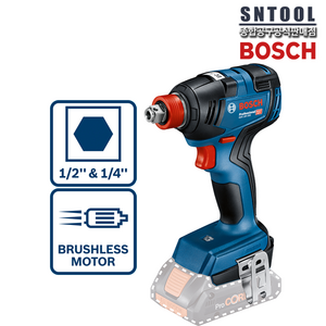 보쉬/GDX18V-200/본체만/무선임팩트드릴렌치/2in1/브러쉬리스/200Nm/3400rpm/1.2kg경량/콘크리트/BOSCH, 01. GDX18V-200 본체만, 1개