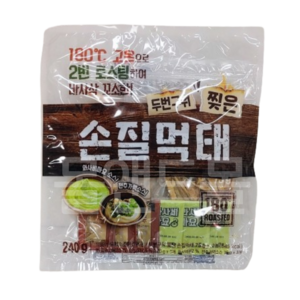 두번구워 찢은 손질먹태, 3개, 240g