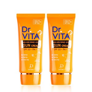 닥터비타 비타민 선크림 SPF50+ PA+++, 50g, 2개