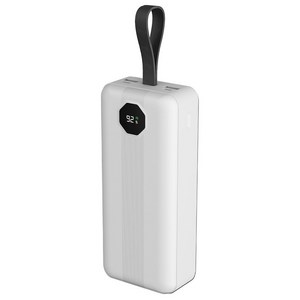 에스모도 22.5W 고속충전 대용량 보조배터리 30000mAh SMODO-360, 화이트