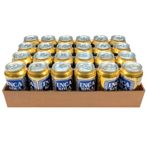 Inca Kola Golden Cabonated Beveage Soda - la kola doada - 12 oz cans - 24pk, 355ml, 24개