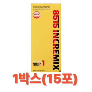 [8515 INCREMIX]변우석PICK! 유산균 대사 밸런스원1(15포) 2BOX + 밸런스원2(30포) 1BOX, 1개, 15회분