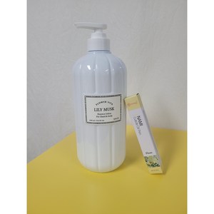 반디 플로워 비타 릴리머스크 핸드크림 바디로션 대용량 1000ml+큐티클오일펜, 1L, 1개