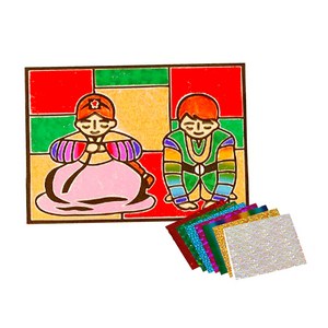 (1개) 포일아트 세배 설날만들기