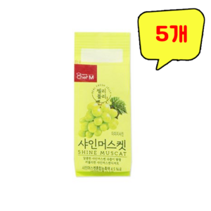 쉐프엠 젤리블리 샤인머스켓, 60g, 5개