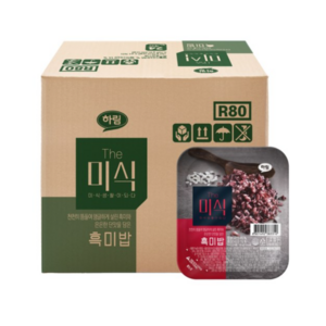 The미식 흑미밥, 180g, 24개