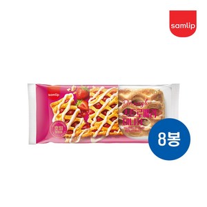 [보아스몰] 삼립 스트로베리데니쉬 100g x 8봉, 8개