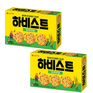 롯데웰푸드 하비스트 오리지널 비스켓, 300g, 2개