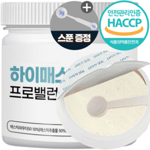 식약청인정 HACCP 매스틱 분말 가루, 1개, 200g