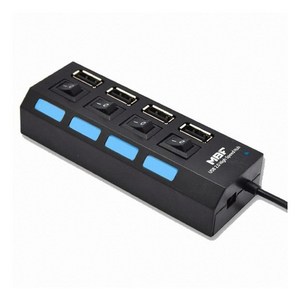 4포트 USB2.0 허브 무전원 MBF-H04, 1개