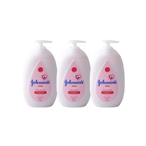 존슨즈 베이비 로션 핑크, 500ml, 3개