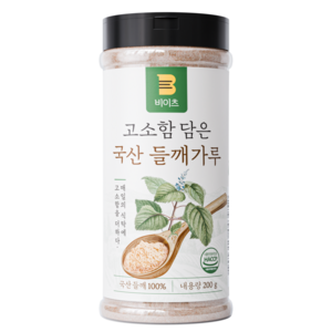 [100% 국산 탈피] 비이츠 고소함 담은 들깨가루, 1개, 200g