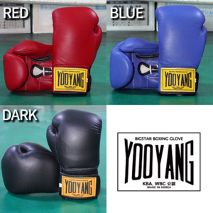세계 복싱 평의회(WBC) 인증 유양스포츠 복싱글러브 권투글러브 선물용 격투기 스파링 장갑, 빨강, 벨크로, 16oz