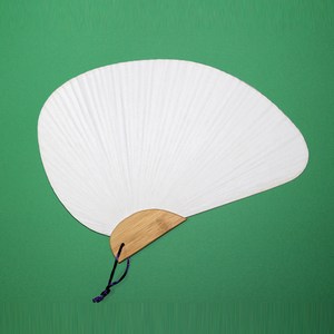 문구조아 종이 부채 조개부채 만들기 공예 재료, 1개