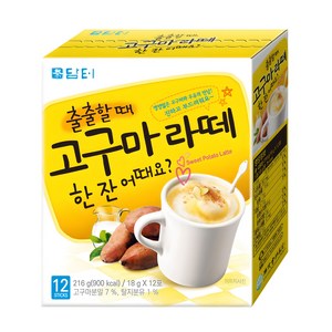 담터 고구마라떼 분말, 18g, 12개입, 1개