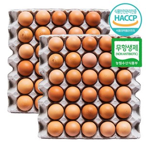 [유통연구소] HACCP 인증 맥반석 구운계란 대란 60구, 2개, 30구