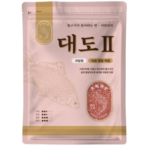 어반상회 대도2 과립형 어분 떡밥 민물 붕어 향어 낚시 어분 집어제, 1개