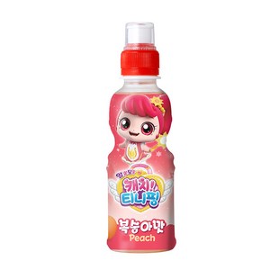 캐치! 티니핑 복숭아맛, 200ml, 12개