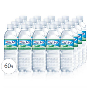 제주 삼다수 생수 500ml(유라벨), 60개, 500ml