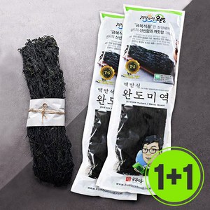 해미담 맥반석완도 미역 300g+300g 부드럽고 맛있는 초사리 햇미역, 2개