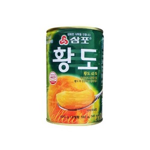 삼포 황도 슬라이스 400g 황도 복숭아 통조림, 1개