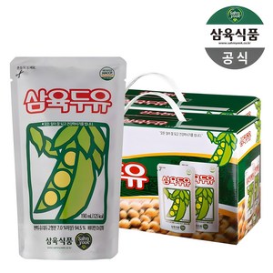 블루존 삼육두유 파우치 190ml 40입 1세트, 40개