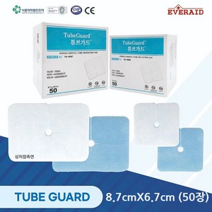 멸균 튜브가드 Y거즈 8.7cmX6.7cm X1BOX, 1개