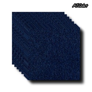 에이제이콰이어트 접착식 논슬립 다용도 미끄름방지 스티커 카펫 조각 매트, 네이비 블루, 10p