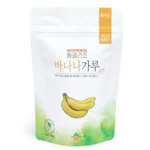 산마을 동결건조 바나나가루 분말(80g), 80g, 2개