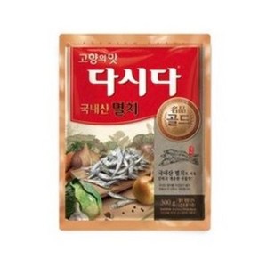 CJ제일제당 멸치 다시다, 5개, 300g