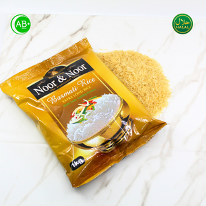 Extra Long Basmati Rice Noor Pakistan 엑스트라 롱 바스마티 라이스 누어 파키스탄, 5개, 1kg