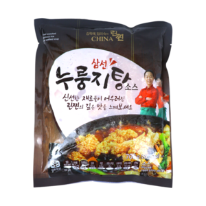 [홈쇼핑] [빠른배송] 린찐 삼선 강황누룽지탕 1팩 + 누룽지 1팩, 4개, 800g