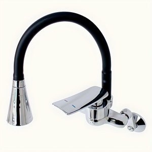 비욘드퍼니싱 국산 벽 코브라 싱크대 주방 수전 블랙 고급형 KC, 1개