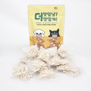 캣필드 동결건조 닭고기 고양이간식 강아지간식 600g (20g x 30봉), 30개, 20g