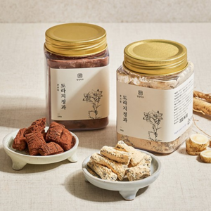 청청하루 무농약인증 국산 도라지정과 콩고물도라지정과 길경농원 명절 추석 선물, 코코아도라지정과단품(절단250g), 250g, 1개