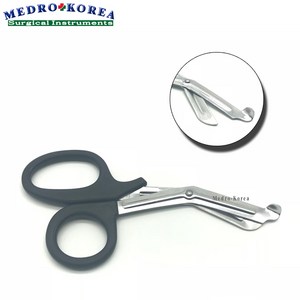Medro-Korea 의료용 간호사 가위 외과가위 모음, 1개, 의료용 석고붕대가위18cm