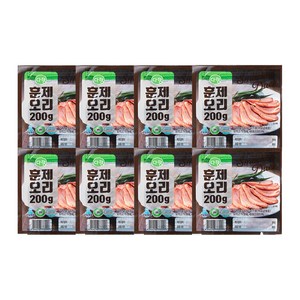 eTV [HACCP/다향오리] 훈제슬라이스 200g*8팩+소스 8봉, 200g, 8개