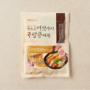 피코크 가쓰오 여섯가지 국탕용어묵 370g, 1개