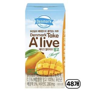 덴마크 테이크 얼라이브 망고, 120ml, 48개