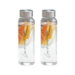 로긴 트라이탄 보틀 물병 300ml 1+1 실버, 1개