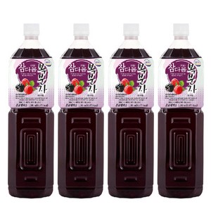 파낙스 참다음 복분자 음료베이스, 1.5L, 4개