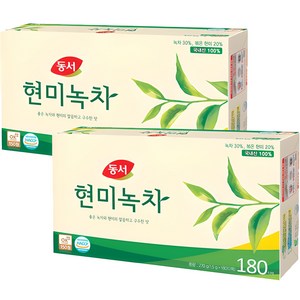 동서 현미녹차, 1.5g, 180개입, 2개