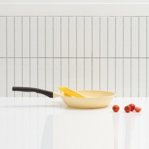 쿡핏 매직백금 인덕션 후라이팬 냄비세트 옐로우, 1종 24 프라이팬, 1개