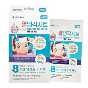 메이클린 열냉각시트, 10개, 6매입