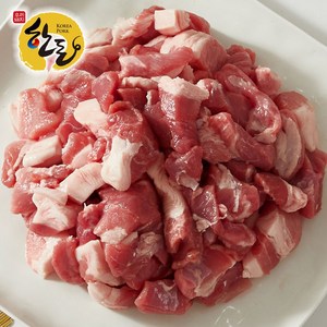 [오늘육] 한돈 앞다리살 냉장 국내산 돼지고기 (찌개용), 1개, 500g