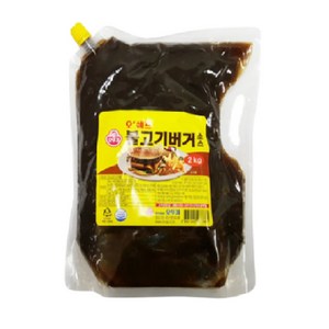 오쉐프 불고기버거소스_2kg(파우치), 2kg, 4개