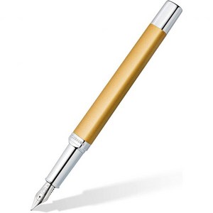 스티들러(STAEDTLER) 만년필 Tiplus 골드 삼각축 Gloious Gold (세자(F)) [병행 수입품]