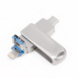 4 IN 1 대용량 OTG 아이폰 USB USB3.0 외장 메모리, 128G, 1개