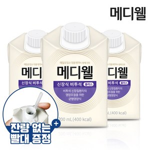 메디웰 신장식 비투석 플러스, 200ml, 30개