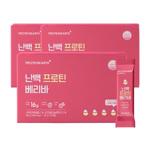 프로틴어스 난백 프로틴바 단백질바 베리, 450g, 3개